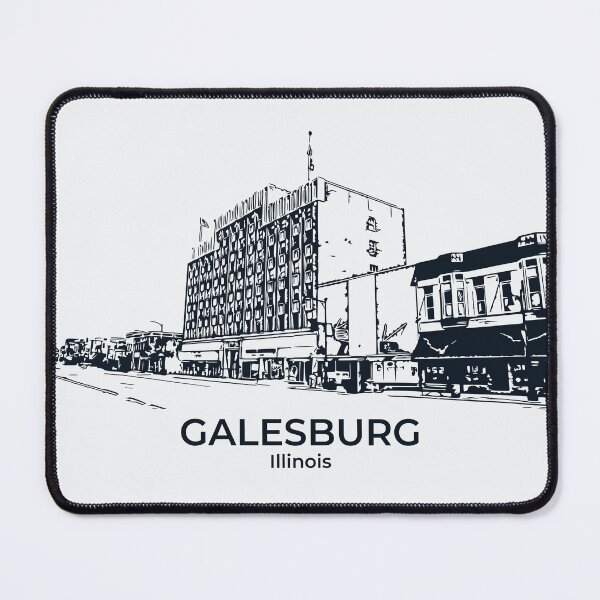 Item preview, Galesburg - Illinois designed and sold by Lakeric Cityscapes.