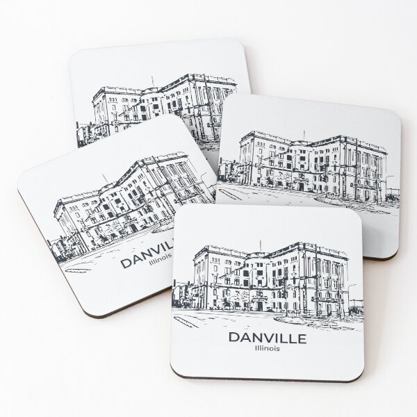 Item preview, Danville - Illinois designed and sold by Lakeric Cityscapes.