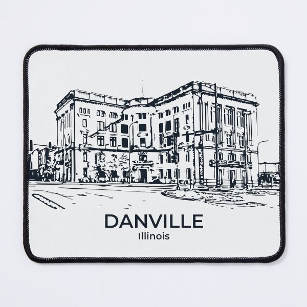 Item preview, Danville - Illinois designed and sold by Lakeric Cityscapes.