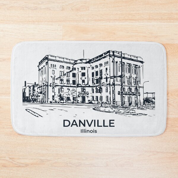 Item preview, Danville - Illinois designed and sold by Lakeric Cityscapes.