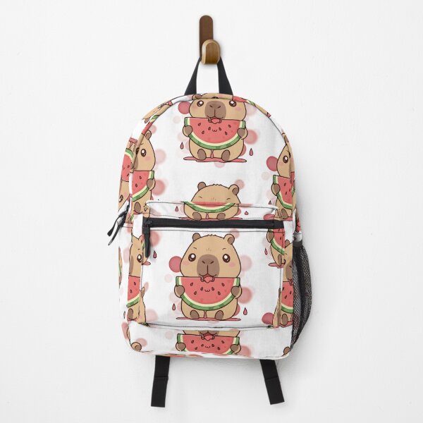 Item preview, Capybara Eating Watermelon – Cute Illustration designed and sold by iamKRUK.