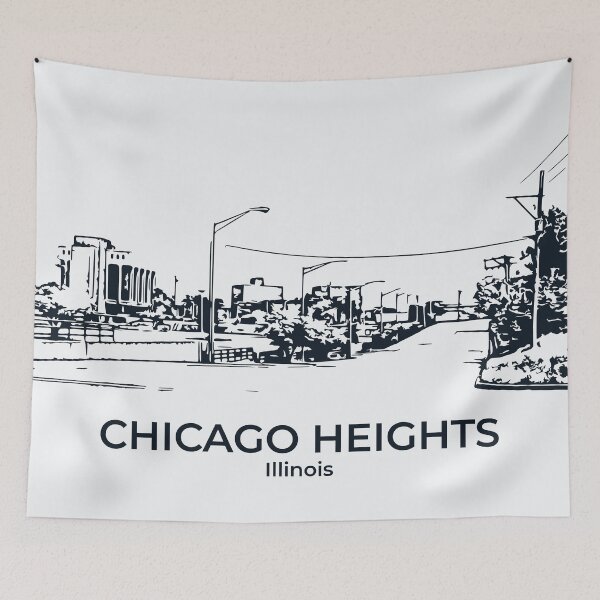 Item preview, Chicago Heights - Illinois designed and sold by Lakeric Cityscapes.