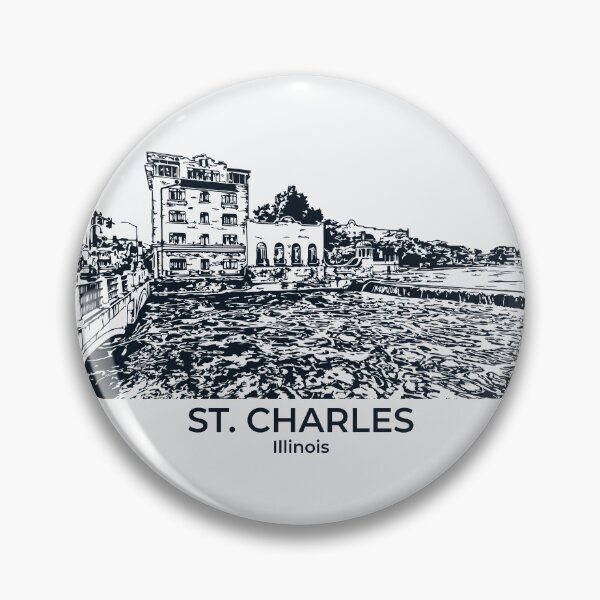 Item preview, St. Charles - Illinois designed and sold by Lakeric Cityscapes.