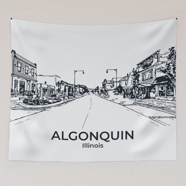 Item preview, Algonquin - Illinois designed and sold by Lakeric Cityscapes.