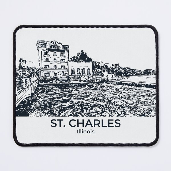 Item preview, St. Charles - Illinois designed and sold by Lakeric Cityscapes.