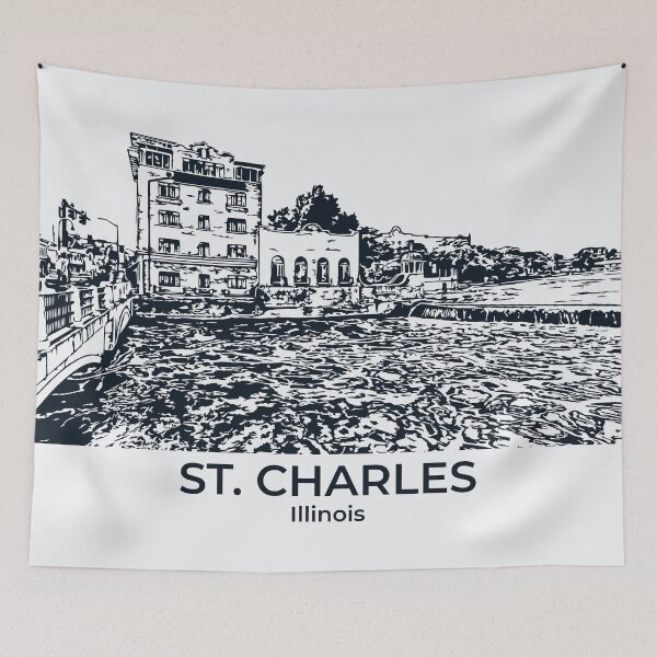 Item preview, St. Charles - Illinois designed and sold by Lakeric Cityscapes.