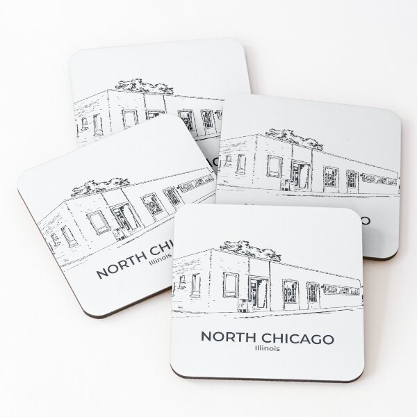 Item preview, North Chicago - Illinois designed and sold by Lakeric Cityscapes.