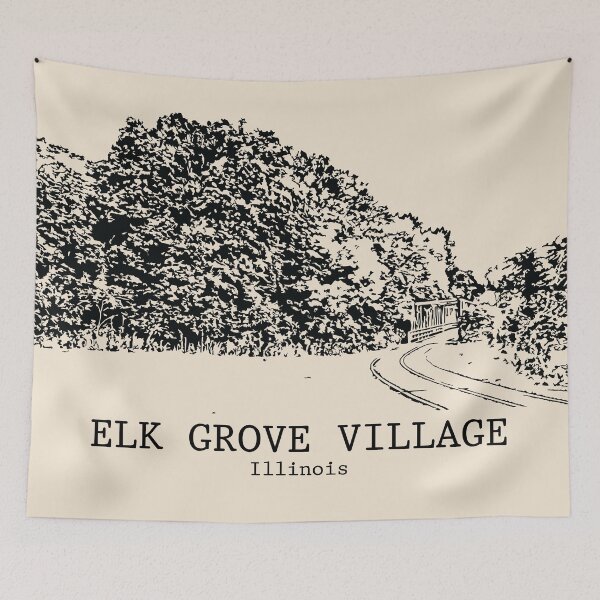 Item preview, Elk Grove Village - Illinois designed and sold by Lakeric Cityscapes.