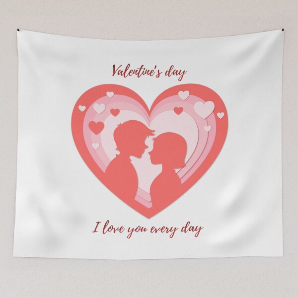Item preview, Valentine’s Day I Love You Every Day. designed and sold by Dinasshop.