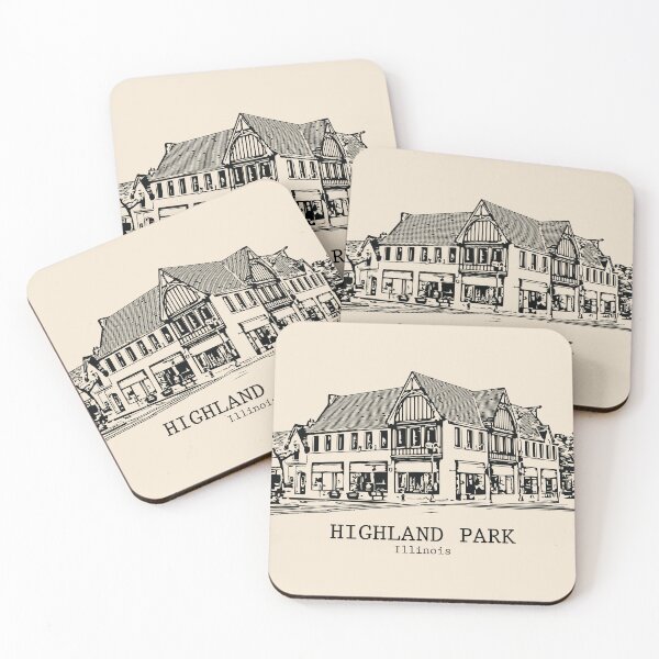 Item preview, Highland Park - Illinois designed and sold by Lakeric Cityscapes.