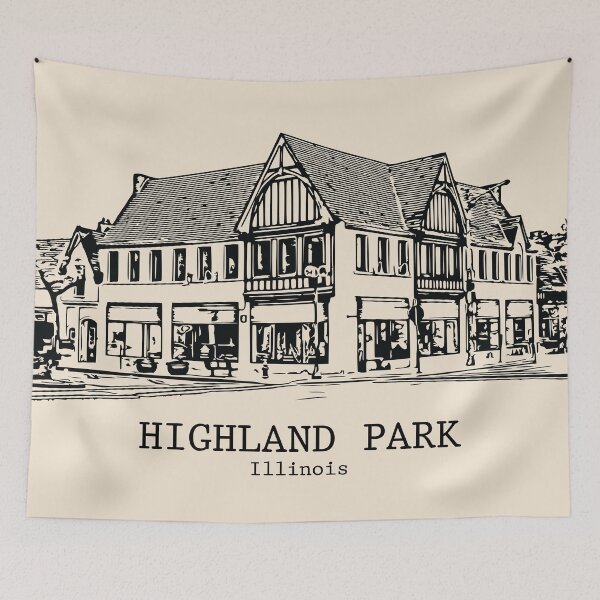 Item preview, Highland Park - Illinois designed and sold by Lakeric Cityscapes.