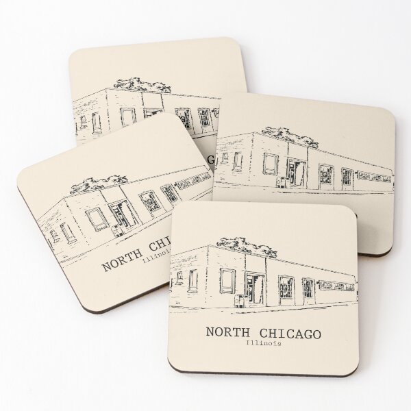 Item preview, North Chicago - Illinois designed and sold by Lakeric Cityscapes.