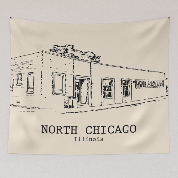 Item preview, North Chicago - Illinois designed and sold by Lakeric Cityscapes.