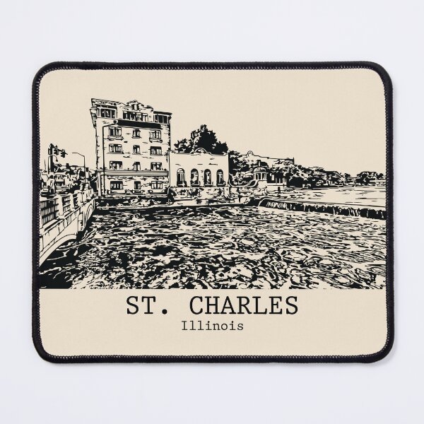 Item preview, St. Charles - Illinois designed and sold by Lakeric Cityscapes.
