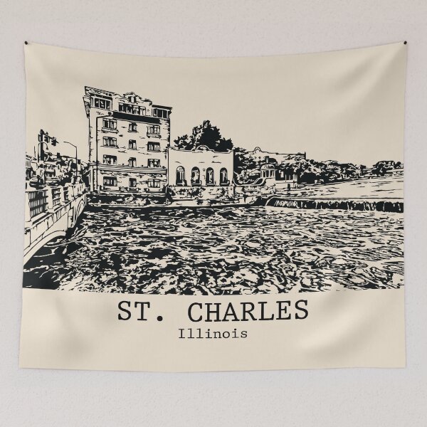 Item preview, St. Charles - Illinois designed and sold by Lakeric Cityscapes.