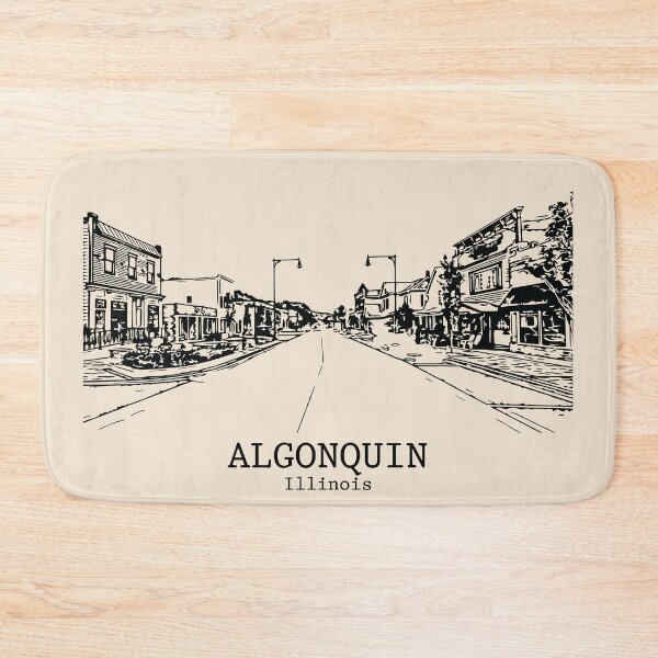Item preview, Algonquin - Illinois designed and sold by Lakeric Cityscapes.