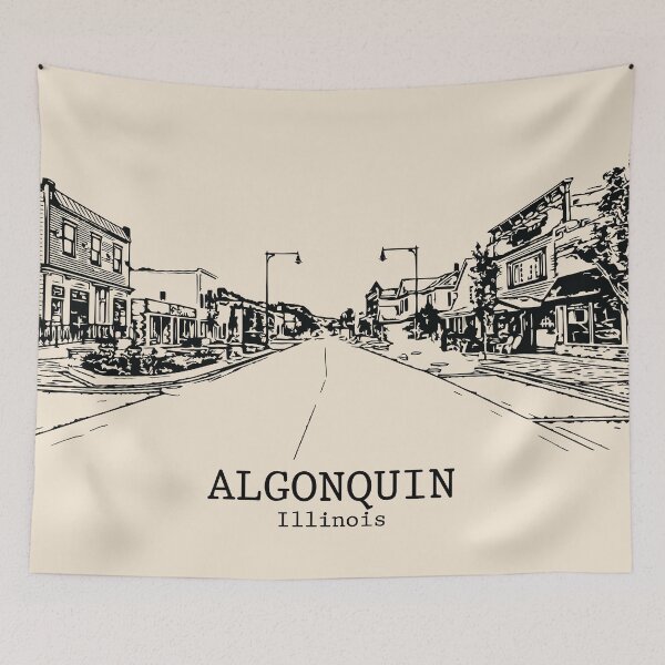 Item preview, Algonquin - Illinois designed and sold by Lakeric Cityscapes.