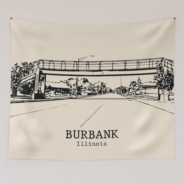 Item preview, Burbank - Illinois designed and sold by Lakeric Cityscapes.