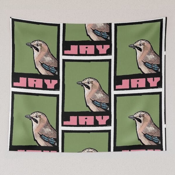 Item preview, Bold Jay - Wall Art Print – Modern British Bird Illustration for Contemporary Home Decor designed and sold by GWARTGB.