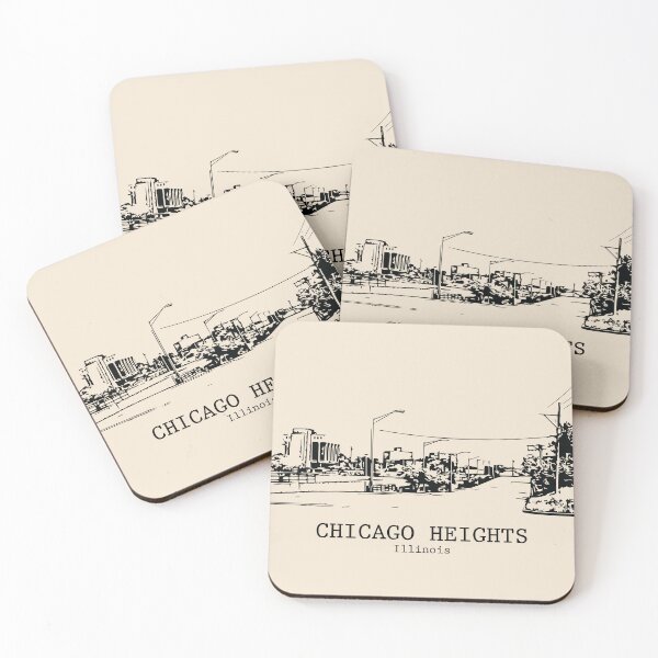Item preview, Chicago Heights - Illinois designed and sold by Lakeric Cityscapes.