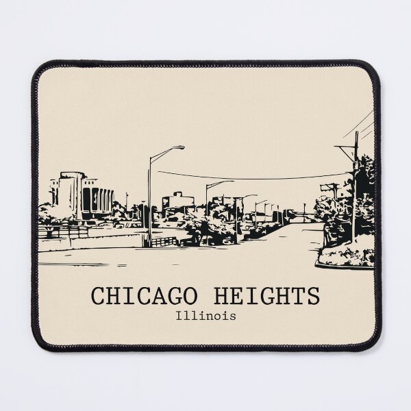 Item preview, Chicago Heights - Illinois designed and sold by Lakeric Cityscapes.