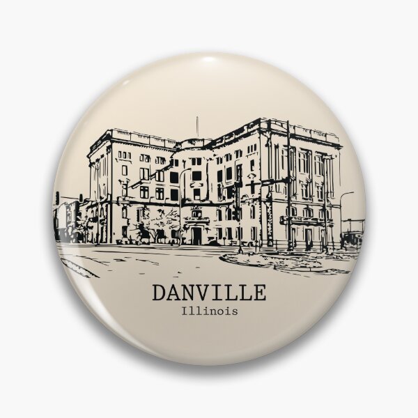 Item preview, Danville - Illinois designed and sold by Lakeric Cityscapes.