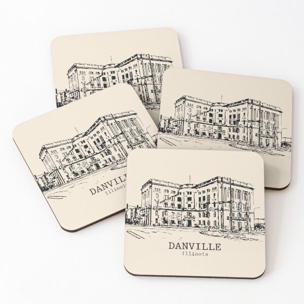 Item preview, Danville - Illinois designed and sold by Lakeric Cityscapes.