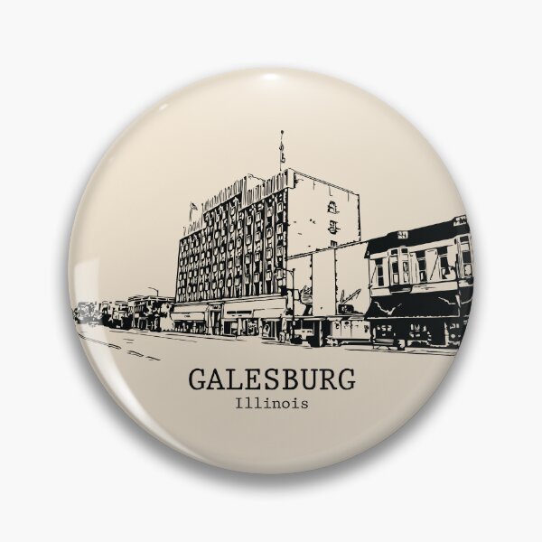 Item preview, Galesburg - Illinois designed and sold by Lakeric Cityscapes.