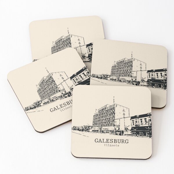 Item preview, Galesburg - Illinois designed and sold by Lakeric Cityscapes.