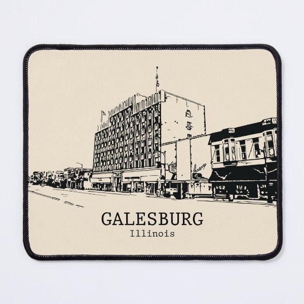 Item preview, Galesburg - Illinois designed and sold by Lakeric Cityscapes.
