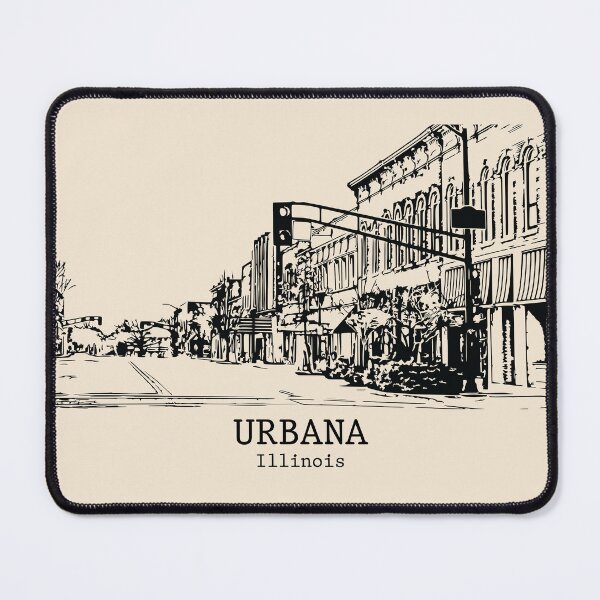 Item preview, Urbana - Illinois designed and sold by Lakeric Cityscapes.