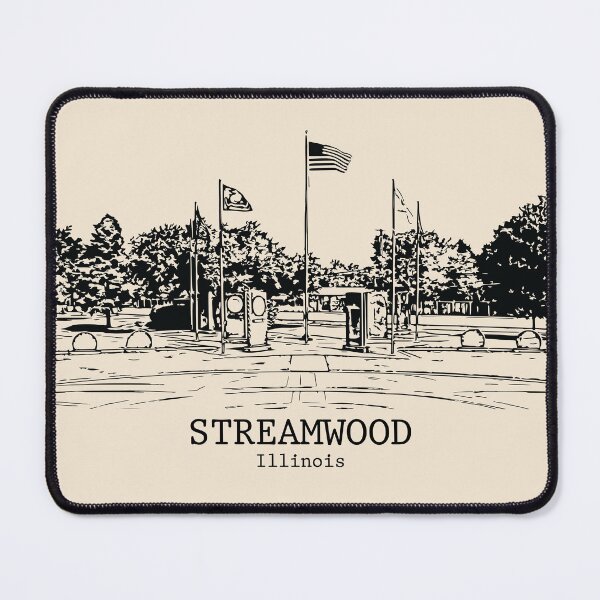 Item preview, Streamwood - Illinois designed and sold by Lakeric Cityscapes.