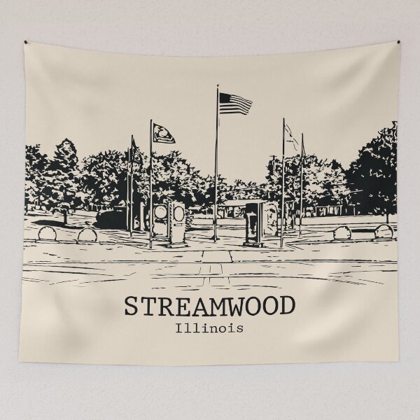 Item preview, Streamwood - Illinois designed and sold by Lakeric Cityscapes.