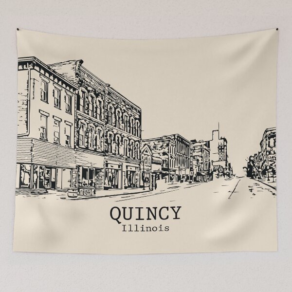 Item preview, Quincy - Illinois designed and sold by Lakeric Cityscapes.