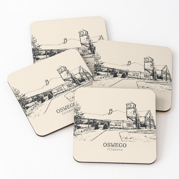 Item preview, Oswego - Illinois designed and sold by Lakeric Cityscapes.