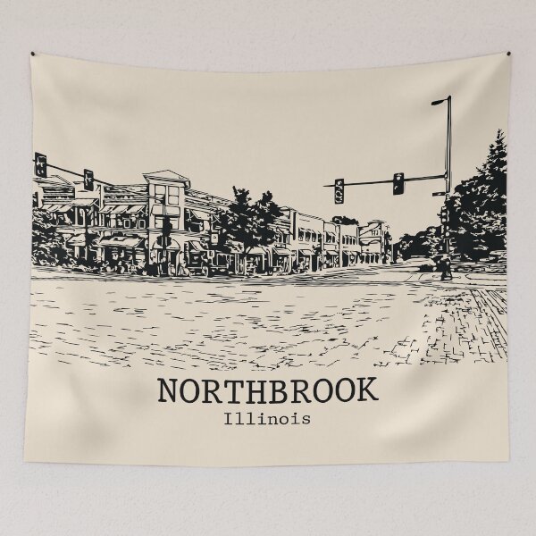 Item preview, Northbrook - Illinois designed and sold by Lakeric Cityscapes.