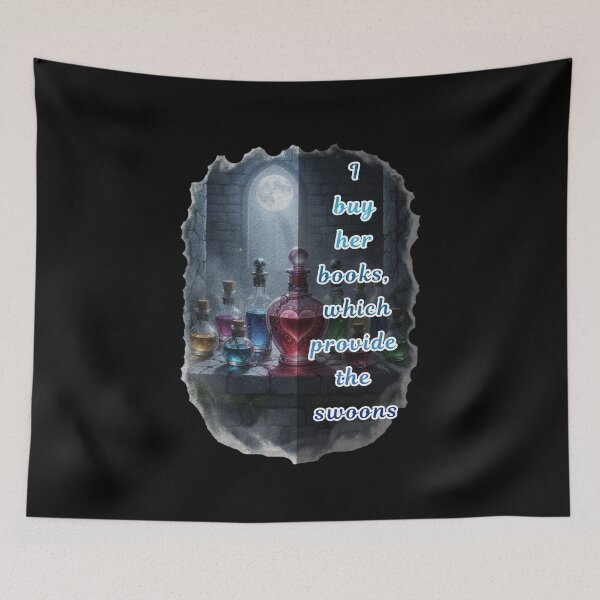 Item preview, Champion of Dark Romance Fun | Buy Her Books Provide Swoons Potion Witch Moon Fantasy Art designed and sold by DarkRomanceMom.