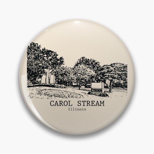 Artikelvorschau, Carol Stream - Illinois entworfen und verkauft von Lakeric Cityscapes.
