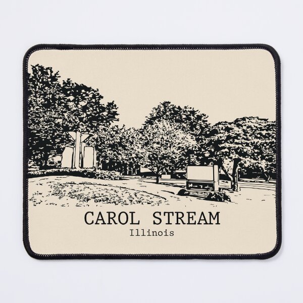 Item preview, Carol Stream - Illinois designed and sold by Lakeric Cityscapes.