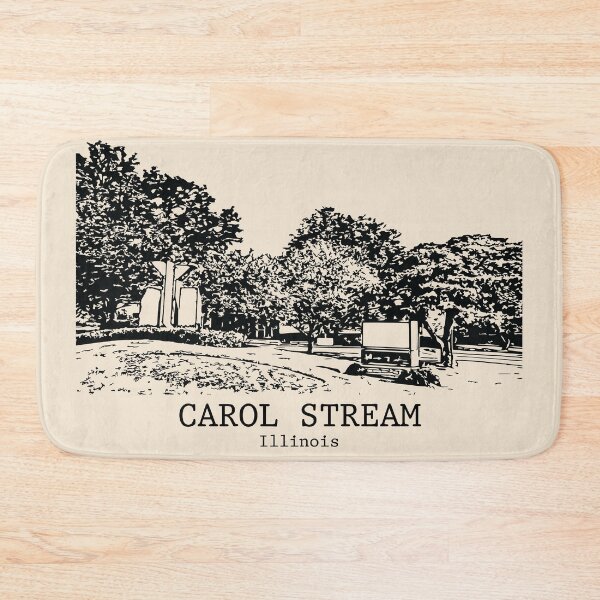 Item preview, Carol Stream - Illinois designed and sold by Lakeric Cityscapes.