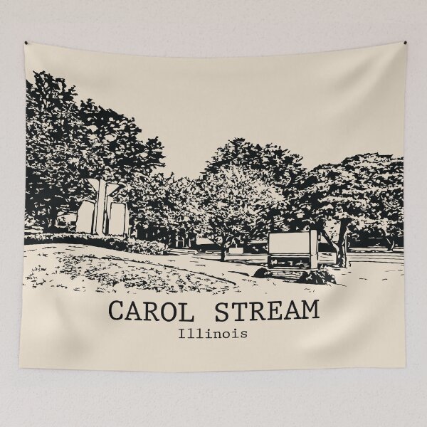 Item preview, Carol Stream - Illinois designed and sold by Lakeric Cityscapes.