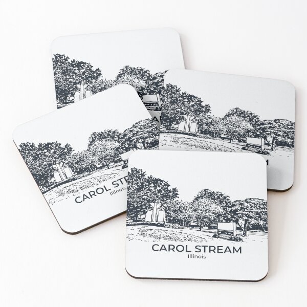Item preview, Carol Stream - Illinois designed and sold by Lakeric Cityscapes.