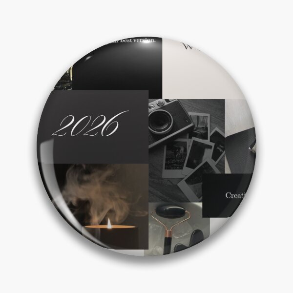 Item preview, Aesthetic Female Vision Board 2026 – Black Edition | Career & Self-Care for Women designed and sold by travelzies.