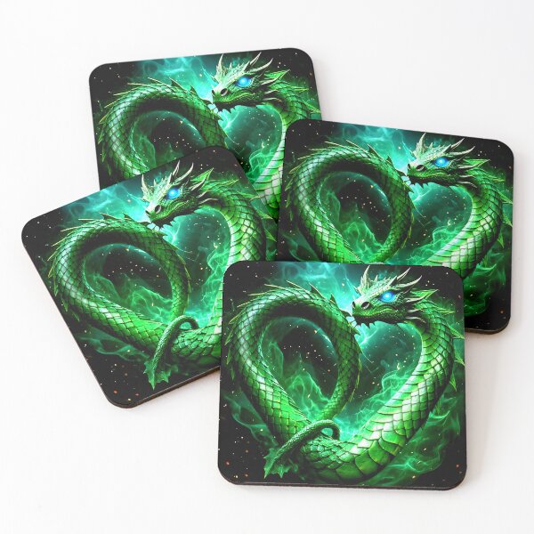 Item preview, Green Dragon Ouroboros — Eternal Energy designed and sold by StickBuAndii.
