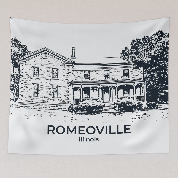 Item preview, Romeoville - Illinois designed and sold by Lakeric Cityscapes.