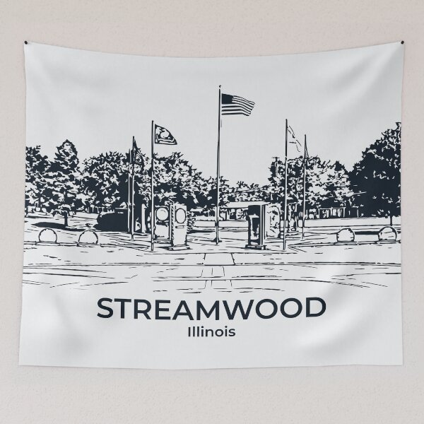 Item preview, Streamwood - Illinois designed and sold by Lakeric Cityscapes.