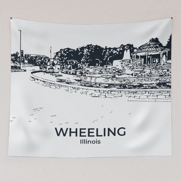 Item preview, Wheeling - Illinois designed and sold by Lakeric Cityscapes.