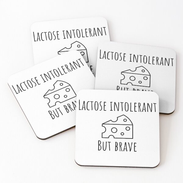 Item preview, Lactose Intolerant But Brave designed and sold by FatBear Designs.