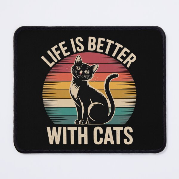 Item preview, Life Is Better With Cats designed and sold by joyouartArt.