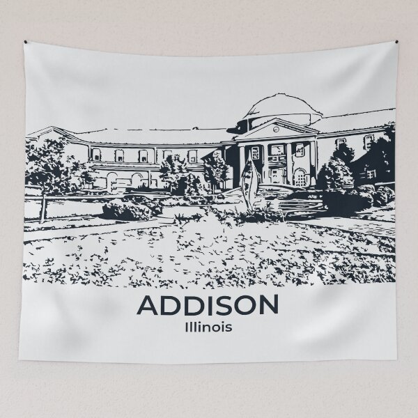Artikelvorschau, Addison - Illinois entworfen und verkauft von Lakeric Cityscapes.